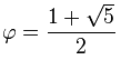 Golden Ratio equation, fibonacci sequence, website